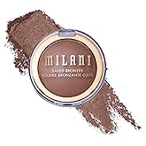 Milani Baked Bronzer - Long-Lasting Powder for Natural Sun-Kissed Glow- Lightweight, Buildable & Streak-Free Makeup with Radiant Finish- Talc-Free, Vegan & Cruelty-Free, Made in Italy, Capri Copper