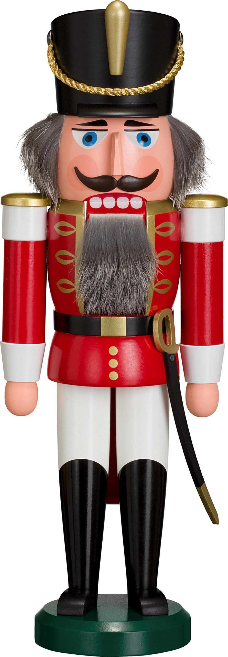 Seiffener Volkskunst, Husar Nutcracker 37 cm, red