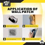 SOL Wall Repair Patch 10x10cm Self Adhesive Plasterboard Hole Filler view 5