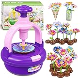 Plunack Flower Bouquets Toys for Kids Age 4-8, Flower Press Kit DIY Flowers Making Craft Kit for 4 5 6 7 Year Old Girls Flora
