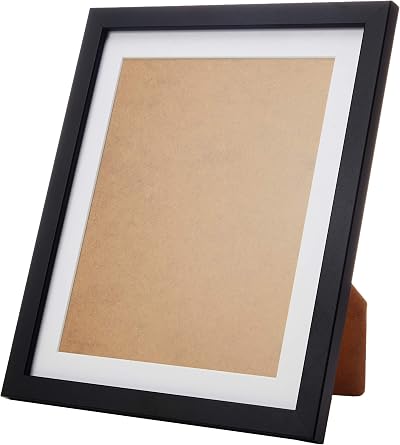 Frame Company Allington Black 12x10 Inch Frame with White Mount 10x8