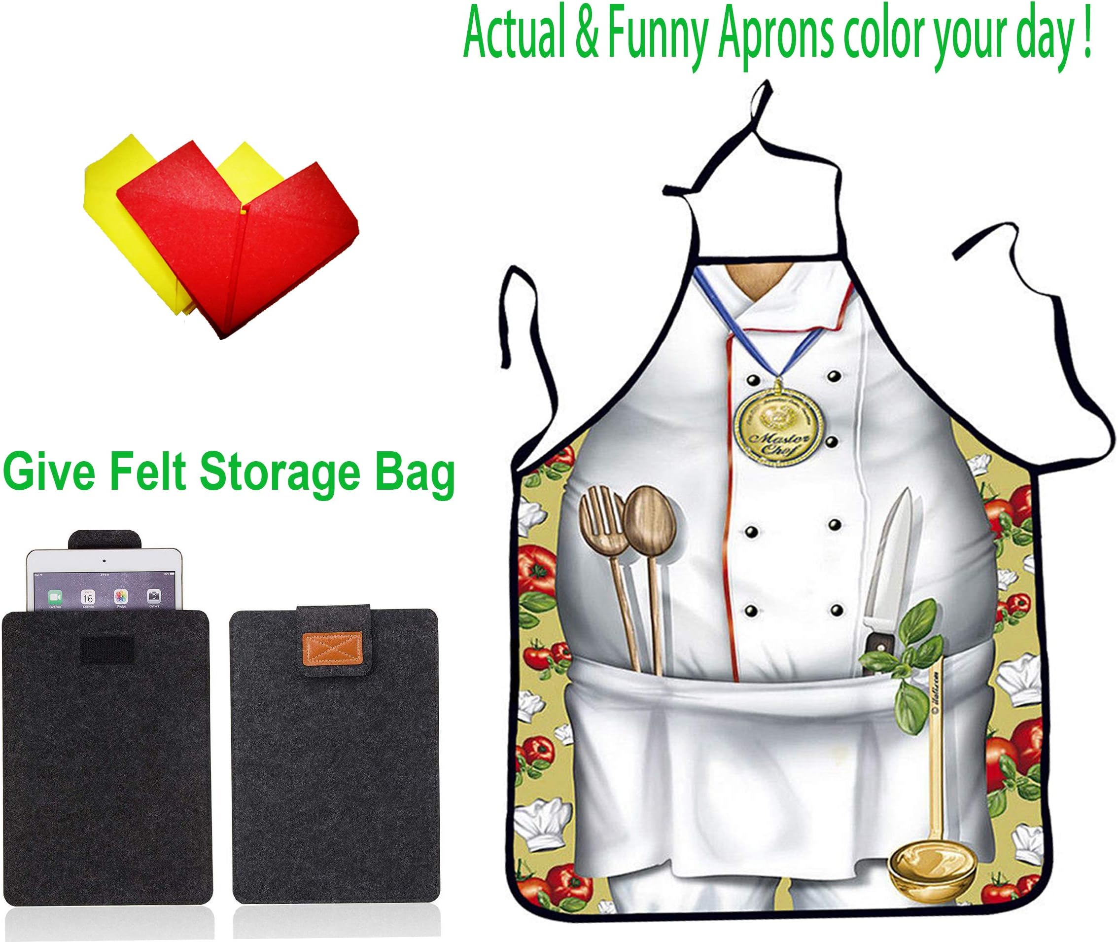 Men Women Funny Cute Sexy Apron Gift Party Costume (Grade Chef)