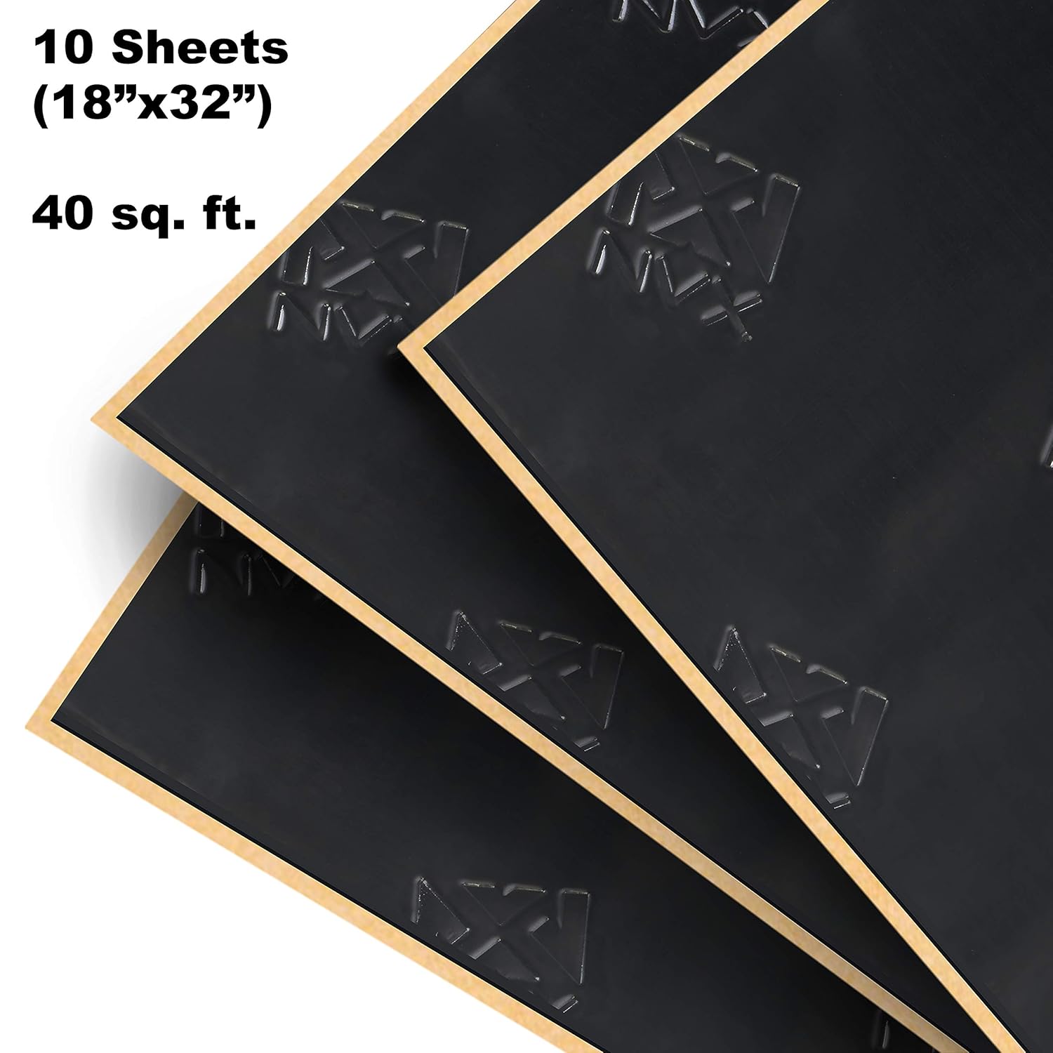 NVX Professional Grade 90mil Sound Damping/Deadening Kit (Black, 40sqft)