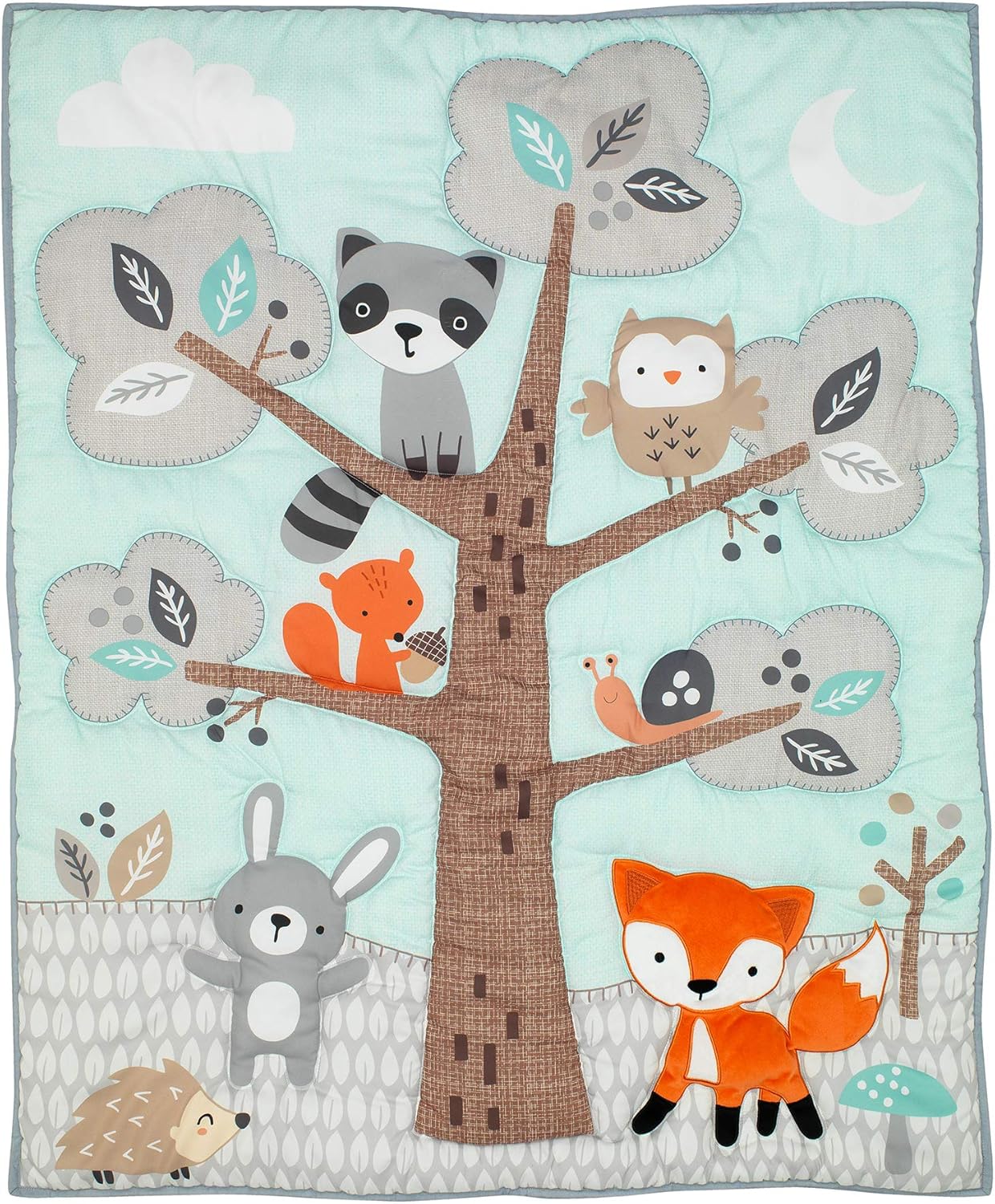 Bedtime Originals Woodland Friends 3Piece Crib Bedding Set, Multicolor : Baby