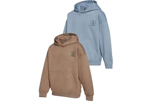 Volcom Boys Hoodies 2 Pack Boys Sweatshirts Premium Comfy Cotton Hoodies Size 8-20