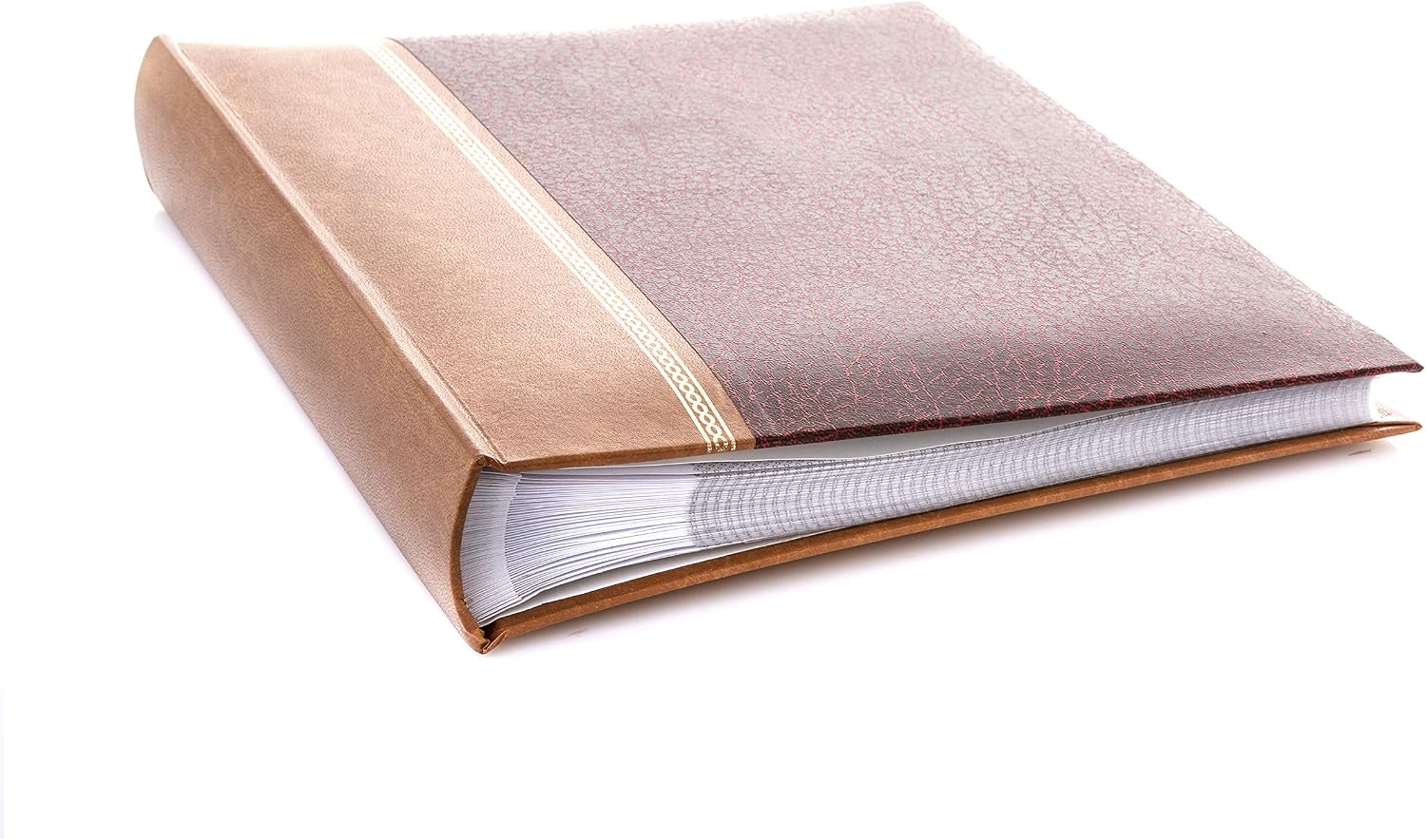 Kenro Grace Classic Photo Album for 200 Photos 7x5 / 13x18cm Red Faux Leather Slip-In Pages and Memo Space - KD105RD - Image 3