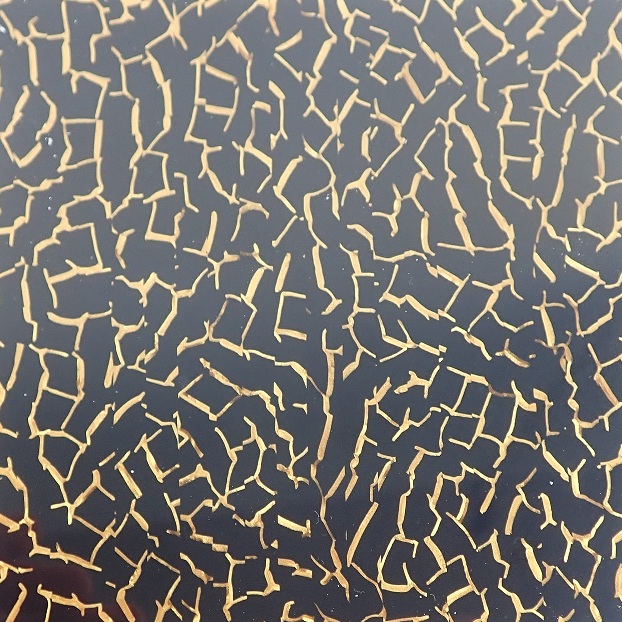 Black Crackle Celluloid Laminate Cast Acrylic Sheet, 3mm thick (250x150mm)