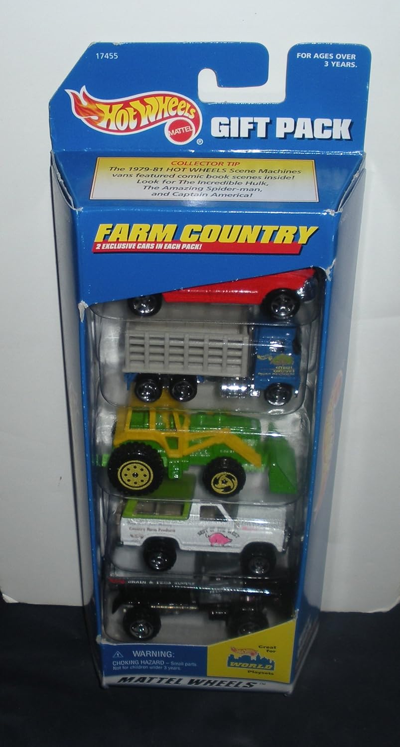 Hot Wheels Farm Country - 5 Vehicle Gift Pack 1996