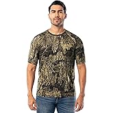 Realtree Mens Flex Short Sleeve Raglan Tee