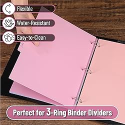 Mr. Pen- Binder Dividers, 6 Tab Dividers, Pack of 2