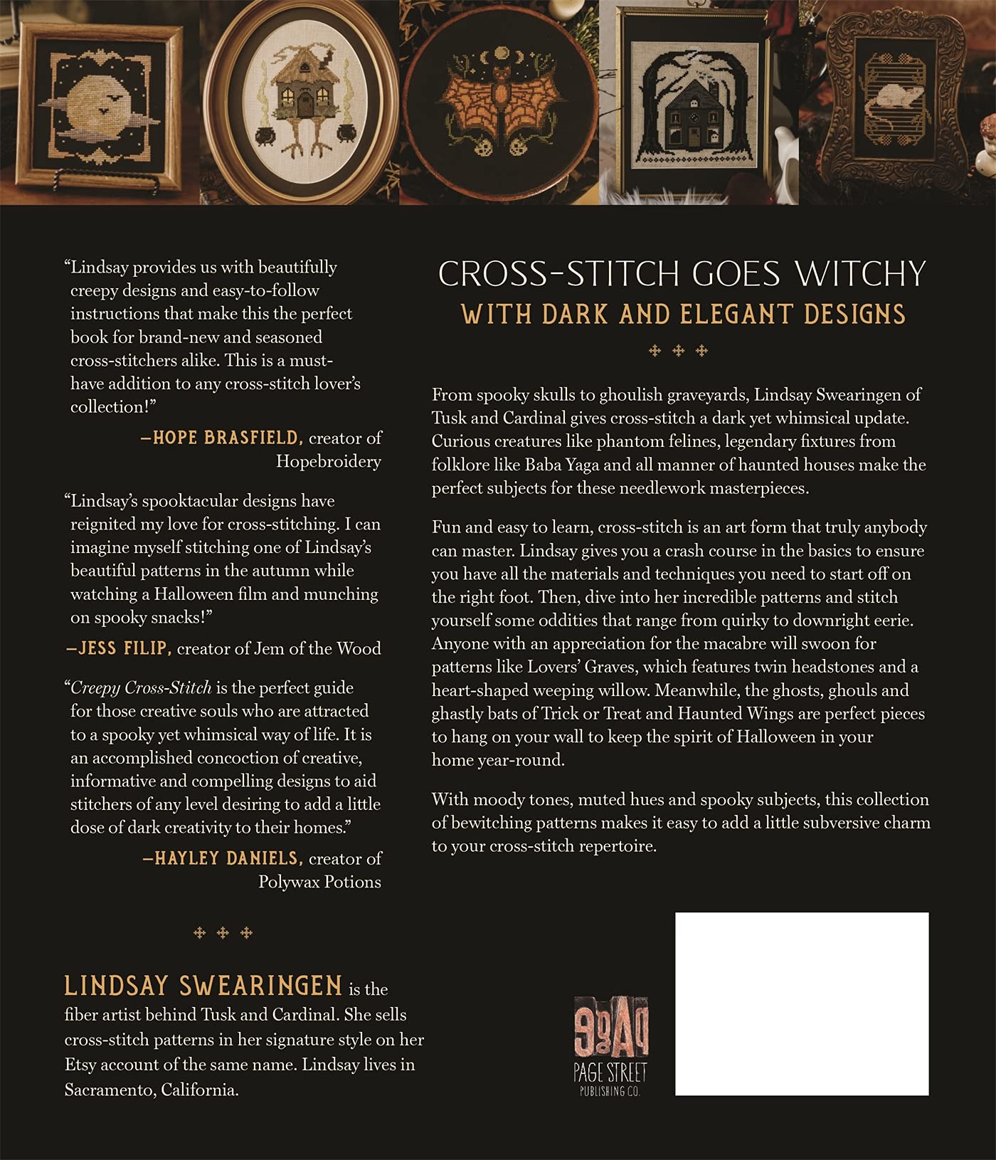 (*BOOK*) Creepy Cross-Stitch: 25 Spooky Projects to Haunt Your Halls