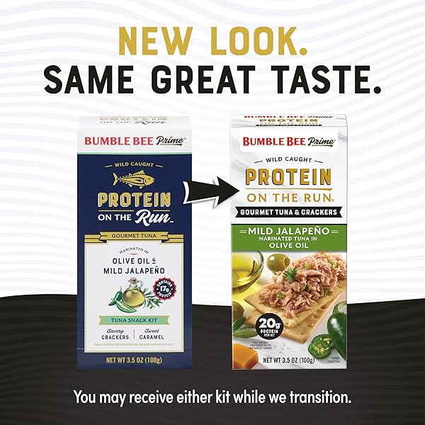 BUMBLE BEE PRIME PROTEIN ON THE RUN TUNA SNACK KIT – GOURMET TUNA MARINATED IN OLIVE OIL & MILD JALAPENO WITH CRACKERS AND SERVING UTENSIL – 20G OF PROTEIN PER SERVING