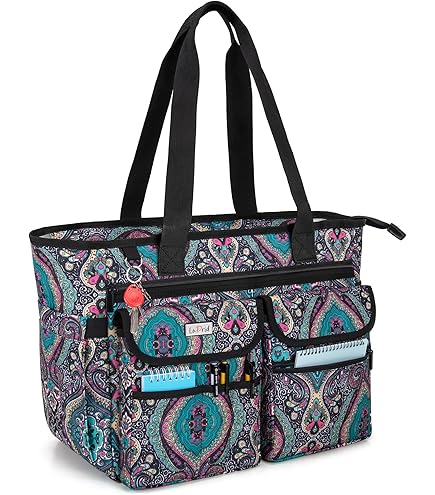 Amazon.com: Prokva Teacher Tote Bag with Accordion File Organizer