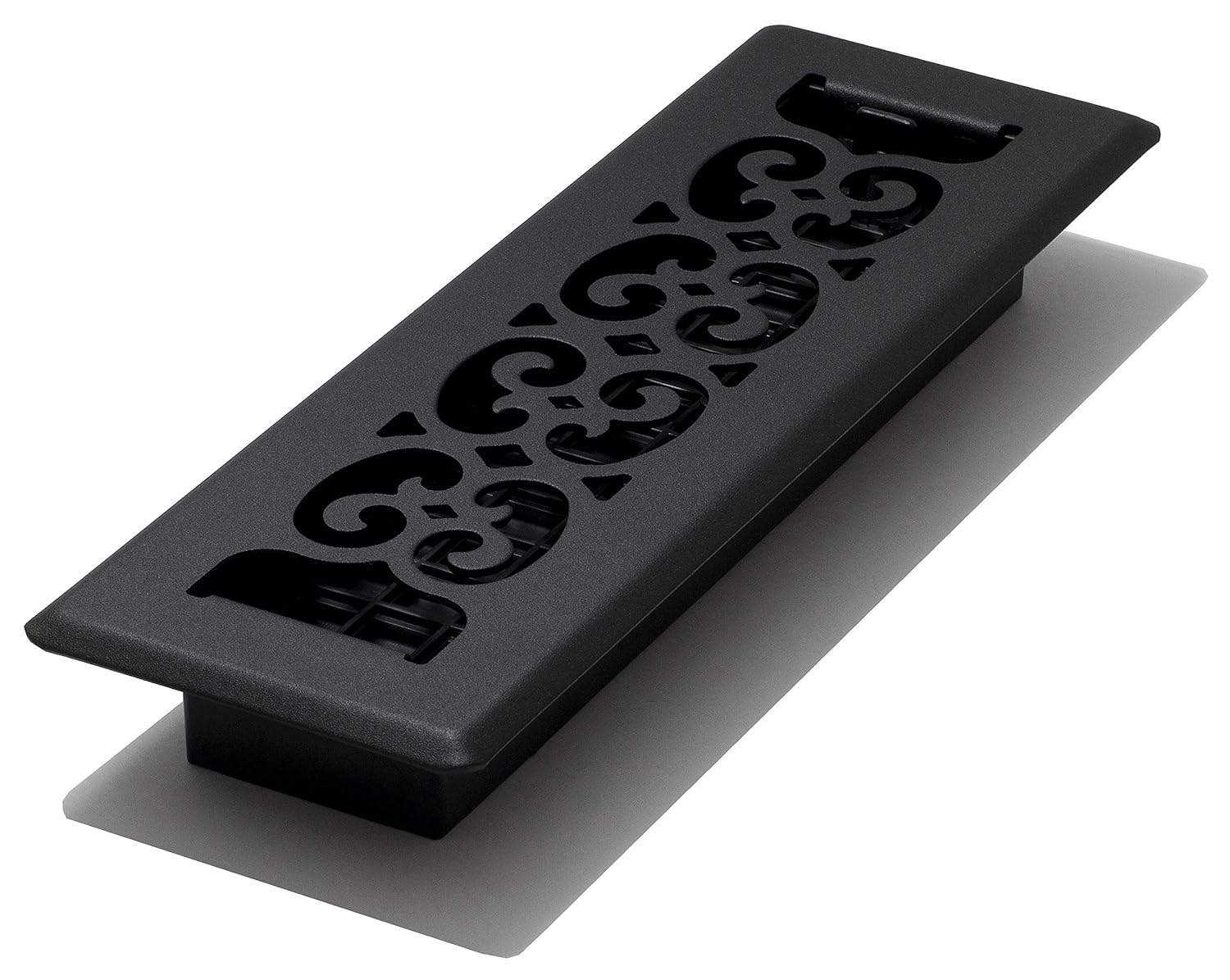 Decor Grates ST210 Scroll Painted, Black