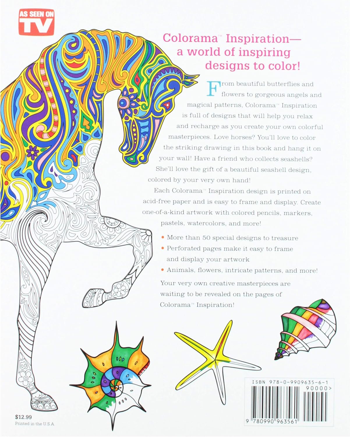 Colorama Decoration and Inspiration Angels, Animals, Nature & More Coloring Book Colorama Decoration and Inspiration Angels, Animals, Nature & More Coloring Book