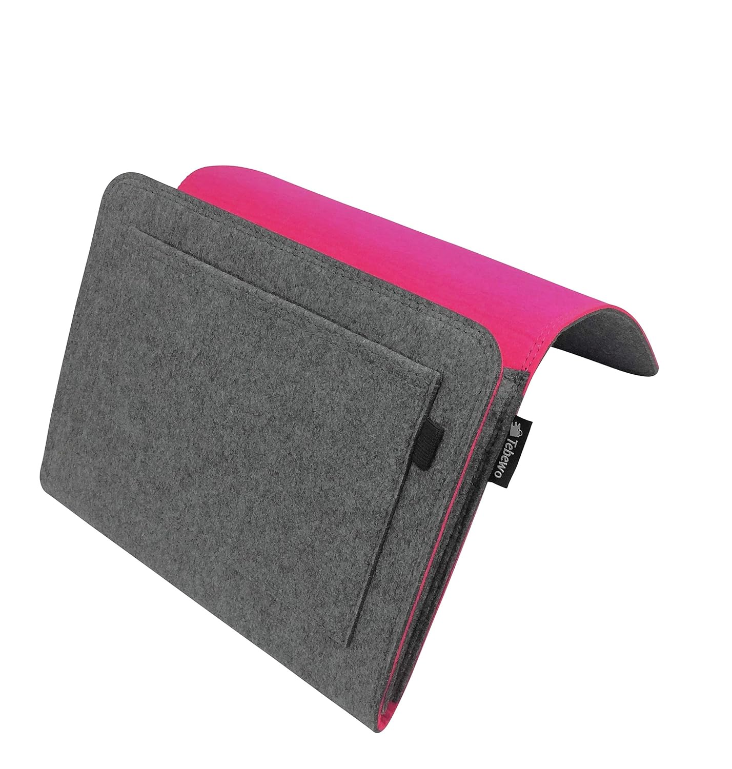 Tebewo Bett-Organizer aus Filz | stabile Bett-Ablage | Hängeregal für