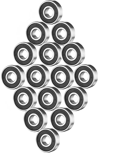 8 Pack 608 2rs Xtreme ABEC 5 SWISS REDS SKATEBOARD RATED BEARINGS SCOOTER