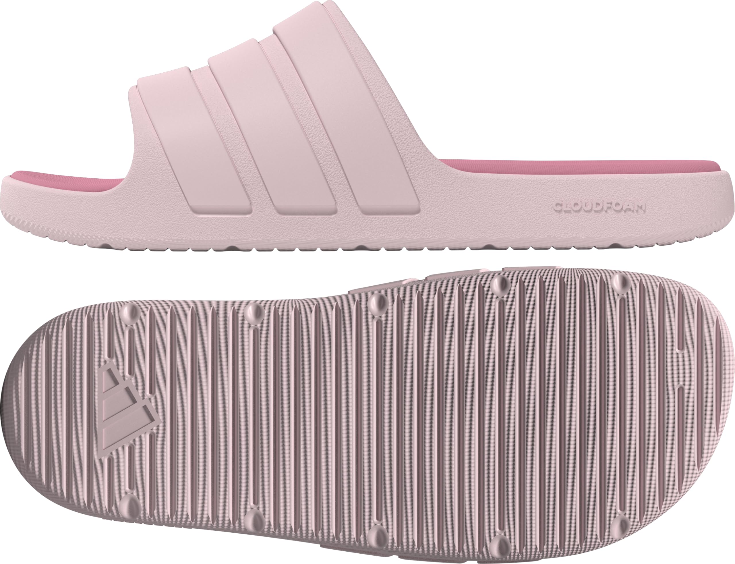 adidas Unisex ZNSORY Slide Sandal, Clear Pink/Clear