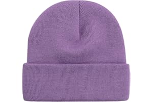 Ruqizhi Beanie Hats for Men Women Slouchy Beanie Hats Winter Knit Cuffed Beanie Soft Hat