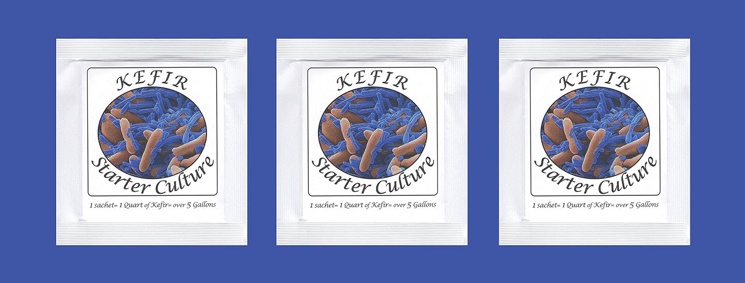 Kefir Starter Cultures - Pack of 3 Freeze-Dried Sachets for Homemade Milk Kefir(3 sachets), 1 g (Pack of 3) - Image 5