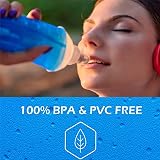 AXEN 150ml Soft Flask TPU Foldable Hydration Bottle for Running Cycling view 5
