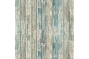 practicalWs Peel and Stick Wallpaper 17.71" x 236.2" Wood Wallpaper Wood Contact Paper Vintage Removable Self-Adhesive Wall Paper for Bedroom Walls Decor Faux Wooden Grain Look Vinyl Film Roll