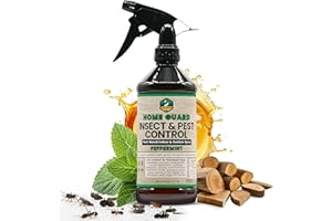 TRAIL HOUND PET SUPPLY CO. Home Guard - Peppermint Insect & Pest Control Spray - Natural Peppermint Oil Spray For Bugs - Plant-Based Indoor & Outdoor Spider Spray - Safe Around Kids & Pets - Ant Killer - Cockroach Killer - 16oz