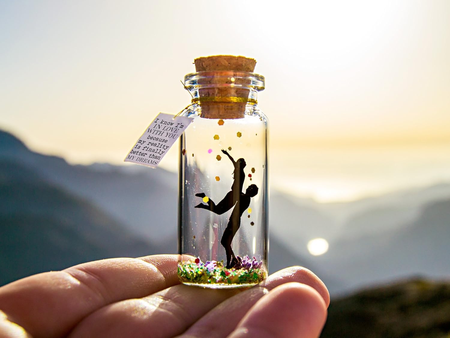 I'm in love with you I love you now and forever Message in a Bottle