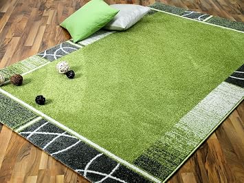 Softstar Designer Teppich Grun Trend In 4 Grossen Amazon De Kuche