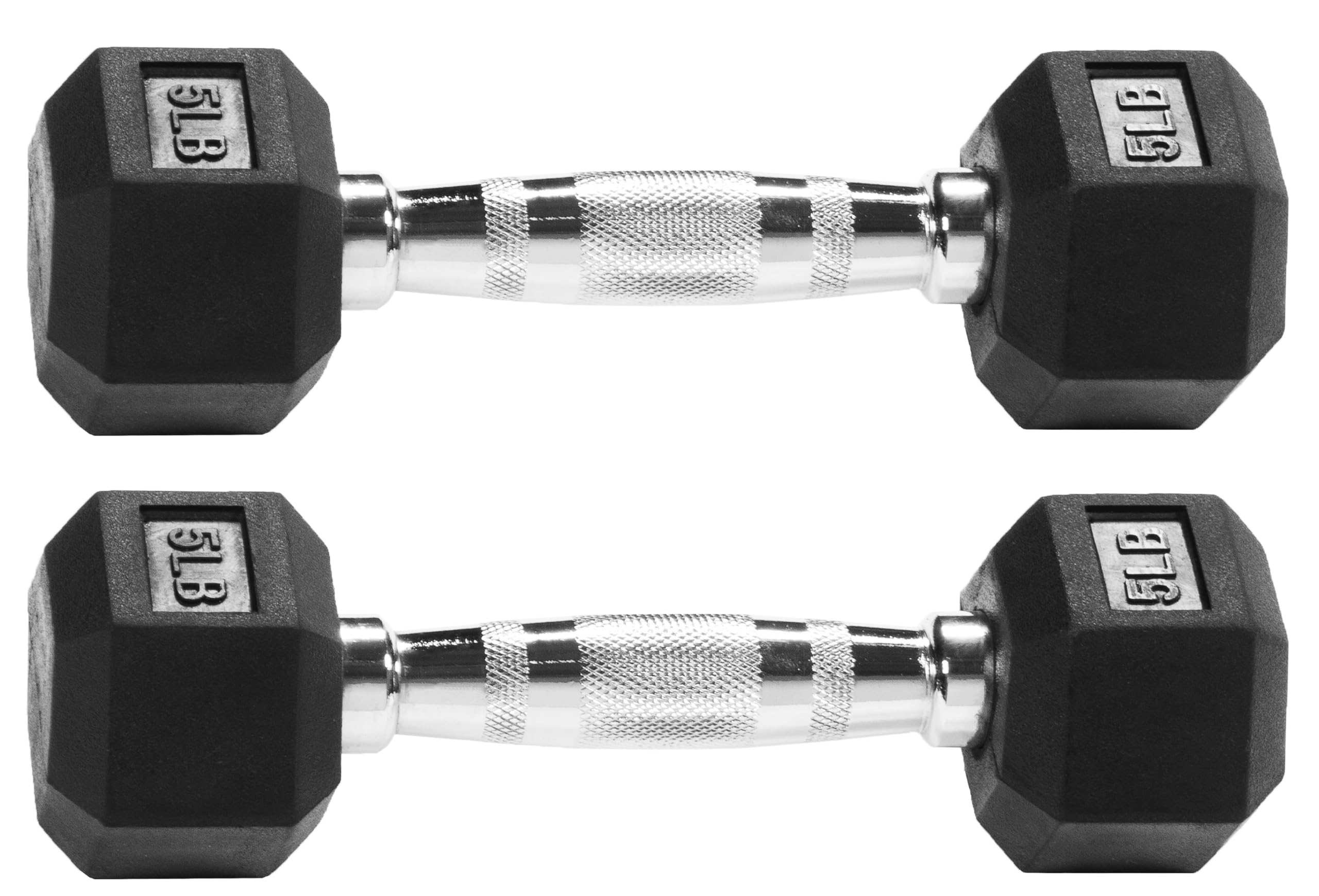 thumbnail image 2 of Signature Fitness Rubber Encased Hex Dumbbell Multiple Sizes 20/mo 2 of 12