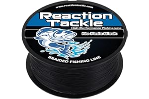 Reaction Tackle Braided Fishing Line - Pro Grade Power Performance for Saltwater or Freshwater Fish