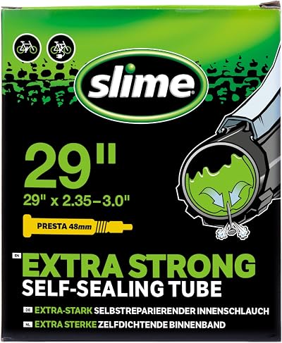 Slime Slime 30101 Bike Inner Tube with Puncture Sealant Presta 29 x 2.35-3.0