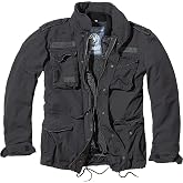 Brandit Individual Wear Men's M65 Classic Field Jacket - Vintage Style All-Season Outerwear with Removable Quilted Liner