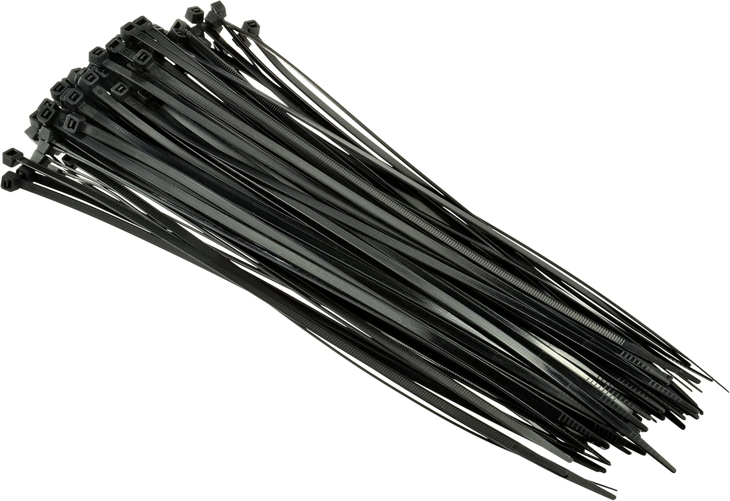 SE HeavyDuty 16" Black Cable Ties with 110lb. Tensile Strength (100 Count