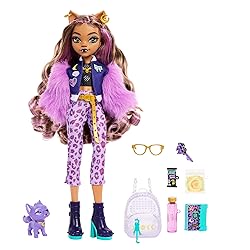 Monster High Clawdeen Wolf Doll with Pet Dog