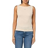GUESS Womens Eco Tina Ribs Tank Top