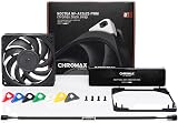 Noctua NF-A12x25 PWM chromax.black.swap 120mm Quiet Fan 4-Pin view 3