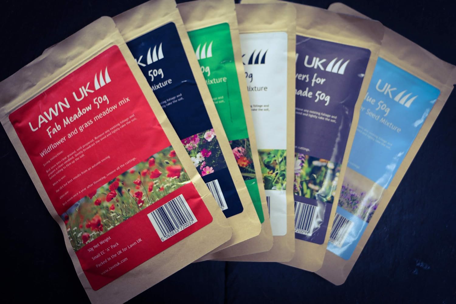 Wildflower Fab Meadow Seed Mix Lawn UK - 50g - 20sqm Coverage - Flagship Sow and Grow - Annual Perennial Wildflowers - Image 4