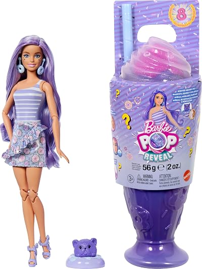 Barbie Pop Reveal Treat Series Donut Dreams Doll & Accessories Set JFY60