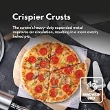 New Star Foodservice 12" Commercial Aluminum Pizza Screen Pan Baking Sheet Set 6 view 6