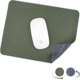 YXLILI Mouse Pad, Dual-Sided PU Leather Mouse Mat, Waterproof Ultra Smooth Mousepads with Stitched Edge Computer Mouse Pads f