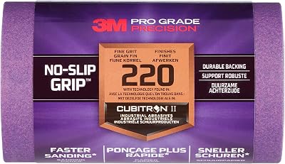 3M Pro Grade Precision Sanding Roll 220 Grit Fine 115mm x 2.5m 211525TRI220