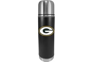 NFL Siskiyou Sports Fan Shop Green Bay Packers Graphics Thermos 26 ounce Black