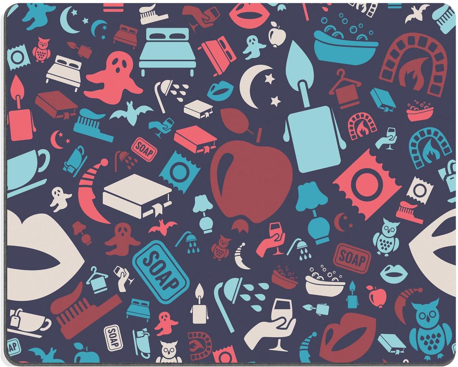 Luxlady Gaming Mousepad ID: 41070132 evening seamless pattern