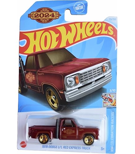 Amazon.com: Hot Wheels 2024-1978 Dodge Li'L Red Express Truck