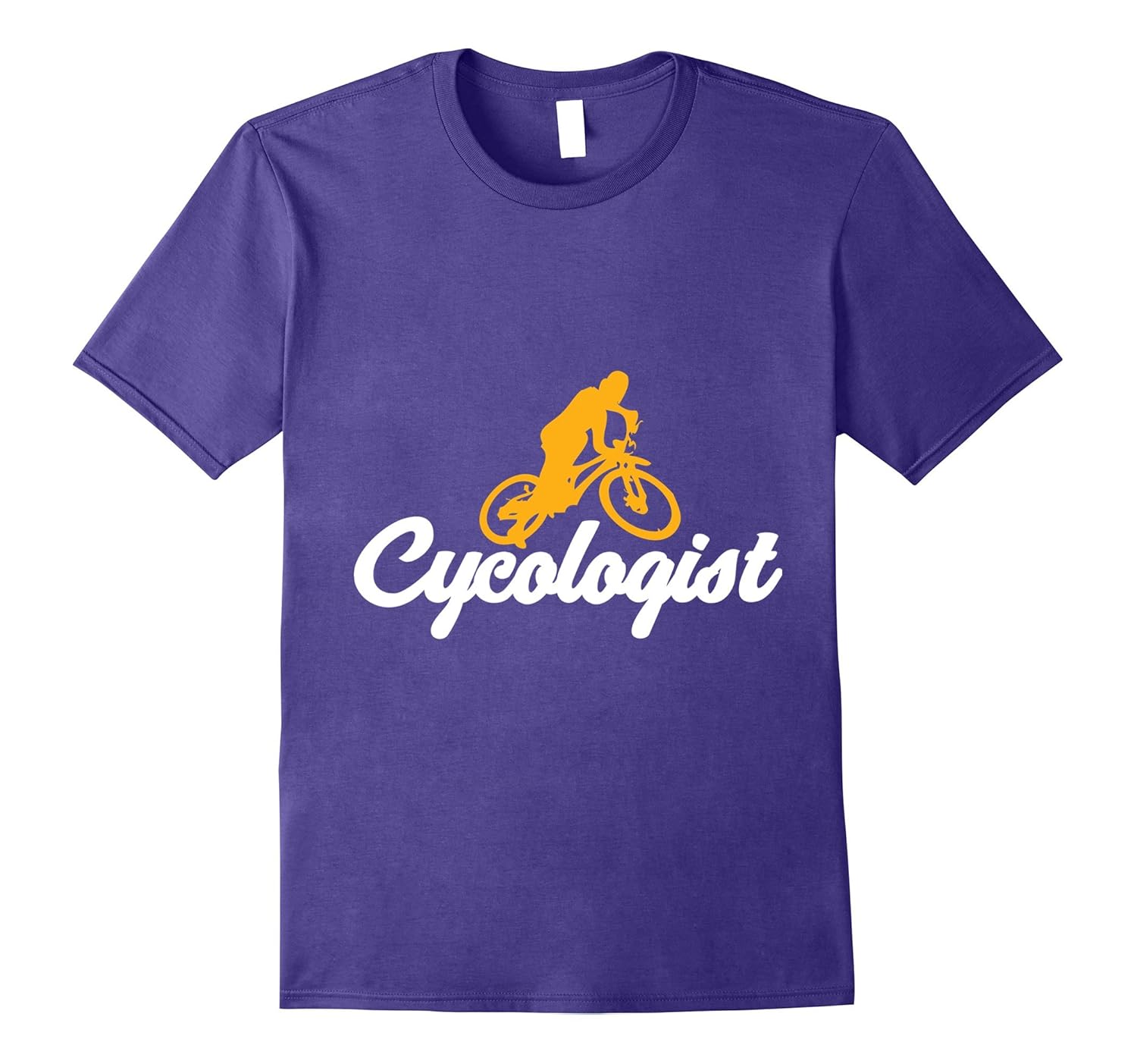 Cycologist Bicycle T-Shirt Funny Psychologist Pun T-Shirt-ANZ