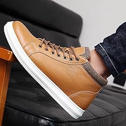 Arkbird Mens Leather Sneaker Fashion Classic Casual