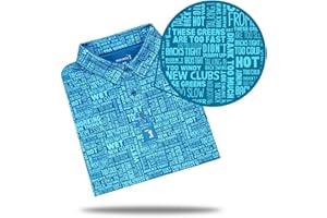 Bogey Bros - Funny Golf Polo Shirts – 4 Way Stretch Men’s Golf Shirts Short Sleeve, Golf Polos for Men with UPF 50 Protection