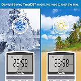Awootsv Digital Timer Plug Socket LCD Display 24 Hour Weekly Indoor Auto Switch view 5