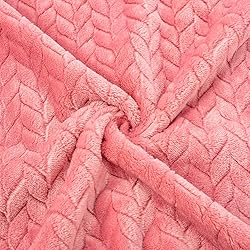 Fuzzy Baby Blanket or Throw Blanket for Girl or